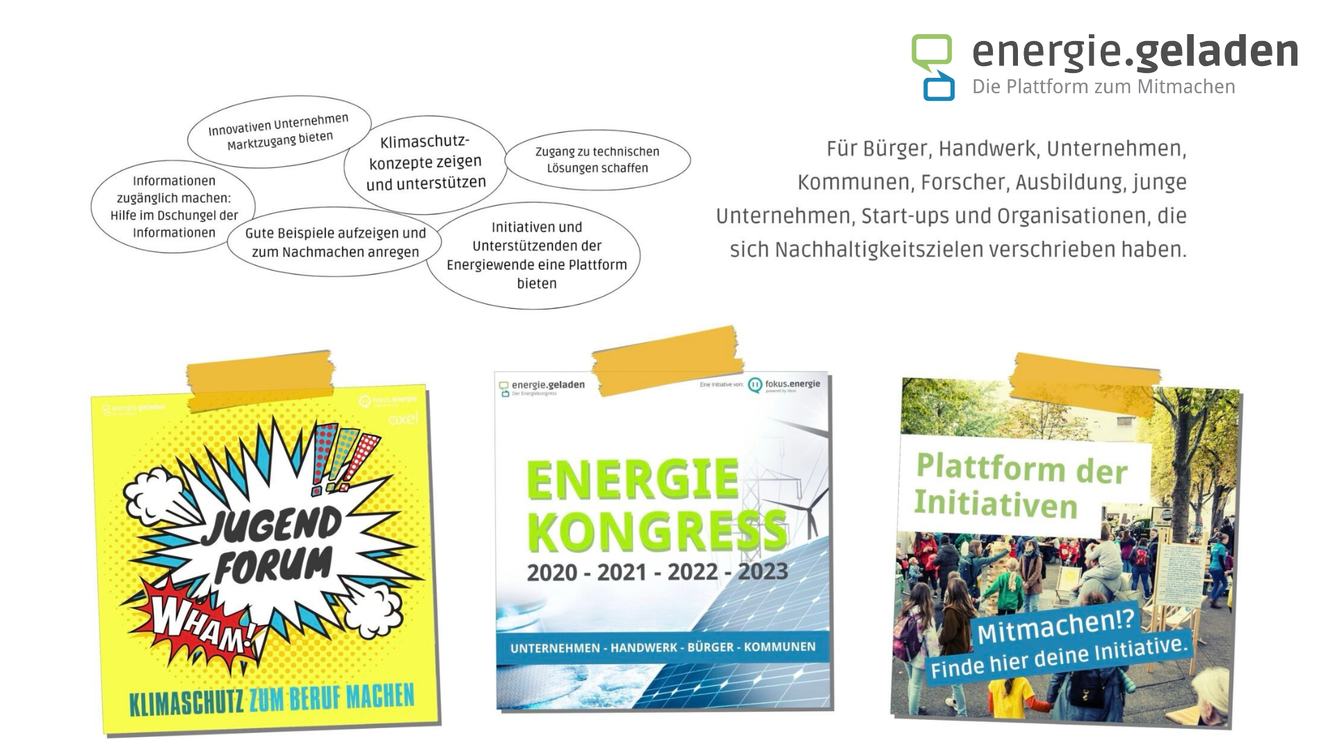 energie.geladen - Die Plattform zum Mitmachen energie.geladen - Die Plattform zum Mitmachen